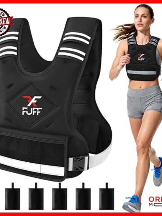 Jackets & Blazers - Adjustable Weighted Vest 20-32 LB Strength Training Running Workout